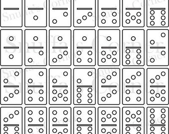 Printable dominoes Etsy picture relating to Printable Dominoes referred to as Printable dominoes Etsy